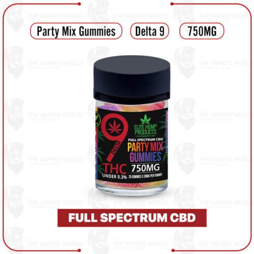 Elite Hemp - Delta 9 Mix Vegan Gummies 750mg