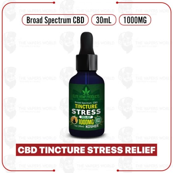Elite Hemp - CBD Tincture Stress Relief 1000mg