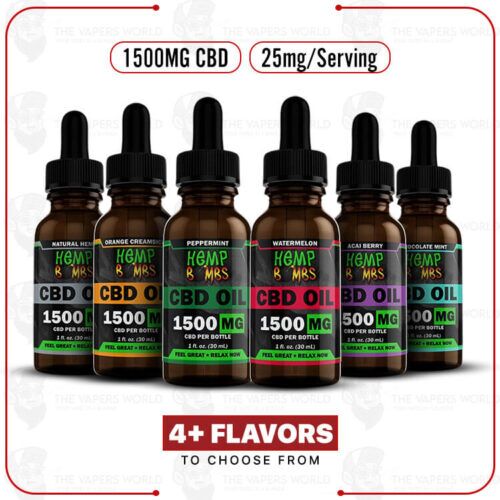 Hemp Bombs Premium CBD Oil 1500MG