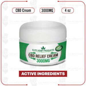 Elite Hemp – CBD Pain Relief Cream 3000mg