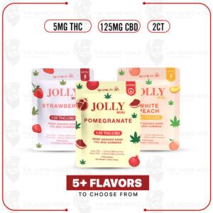 Jolly 5MG THC + 125MG CBD Gummies – 2CT/PK