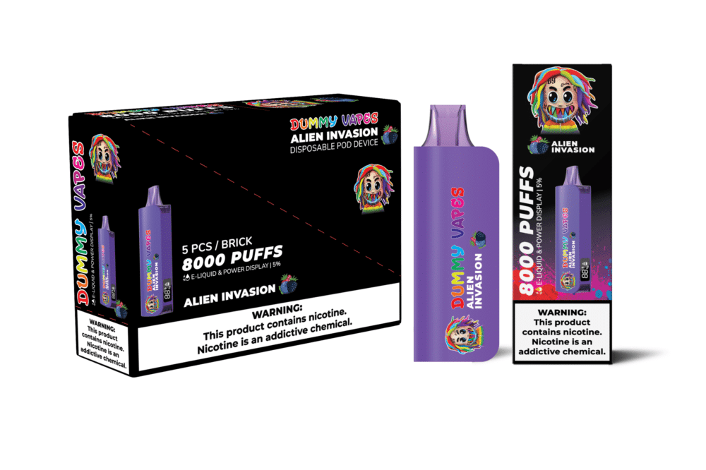 Dummy Vapes 8000 Puff Disposable Vape By The Box - Image 7