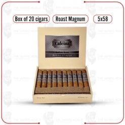 Infused Cigars: Cafeina Medium Roast Magnum 5x58 Box of 20