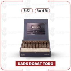 Cafeina Dark Roast Toro 6x52 Box of 20 Cigars