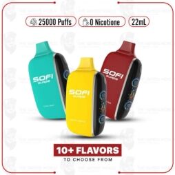 Sofi Surge Zero Nicotine 25000 Puffs Disposable