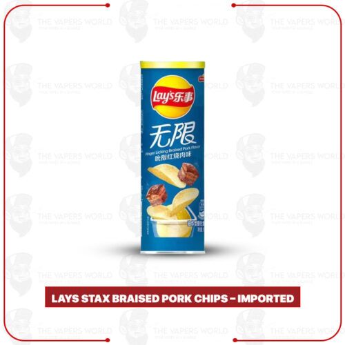 Lays Stax Braised Pork Chips – Imported
