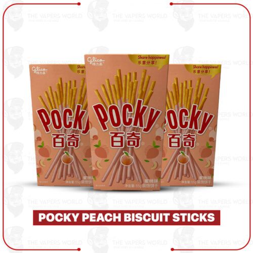 Pocky Peach Biscuit Sticks
