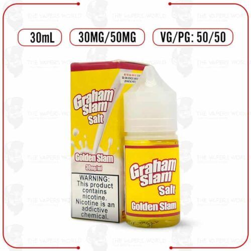Graham Slam Golden Slam Salt 30ml E-Juice