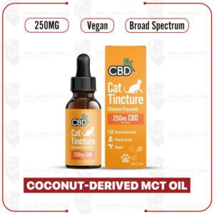 CBDFx CBD Oil Cat Tincture 250mg Chicken Flavored