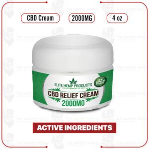 Elite Hemp – CBD Pain Relief Cream 2000mg