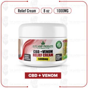 Elite Hemp – CBD+Venom Pain Relief Cream 5000mg