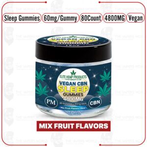 Elite Hemp – CBN Sleep Vegan Gummies 4800mg