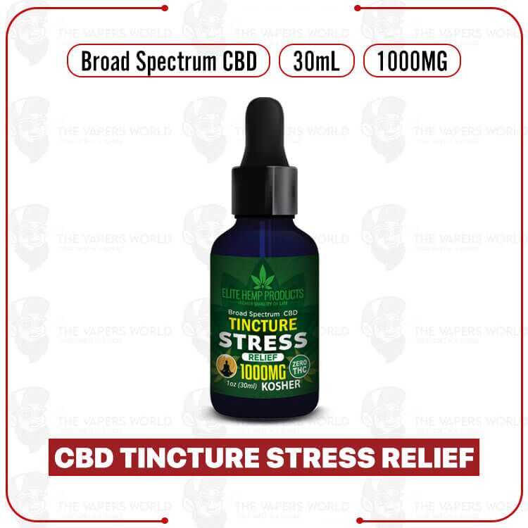 Elite Hemp - CBD Tincture Stress Relief 1000mg