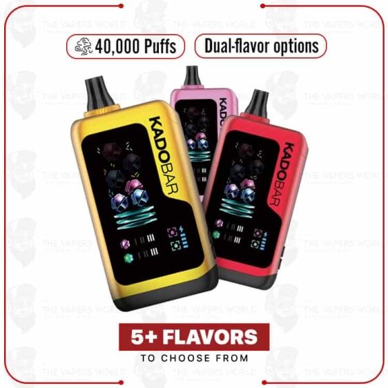 Kado Bar Flavor Adjust Disposable – 40,000 Puffs