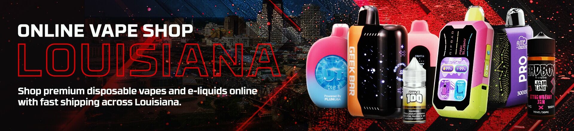 Online Vape Shop Louisiana Desktop