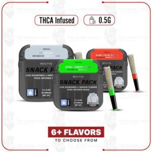 BOUTIQ THC-A Infused 0.5G Mini Pre-Rolls 5CT