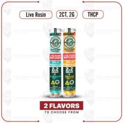 White Fish Live Rosin Infused Prerolls 2G-2CT