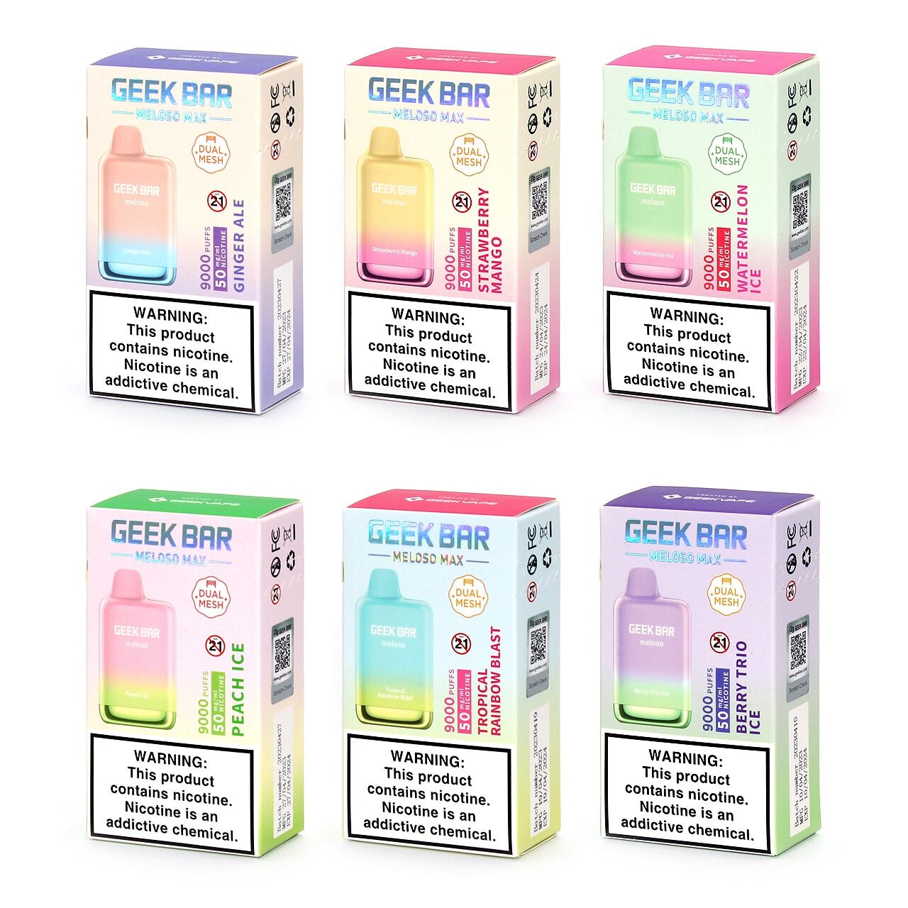 Geek Bar Meloso Max Disposable Vape 9000 Puffs