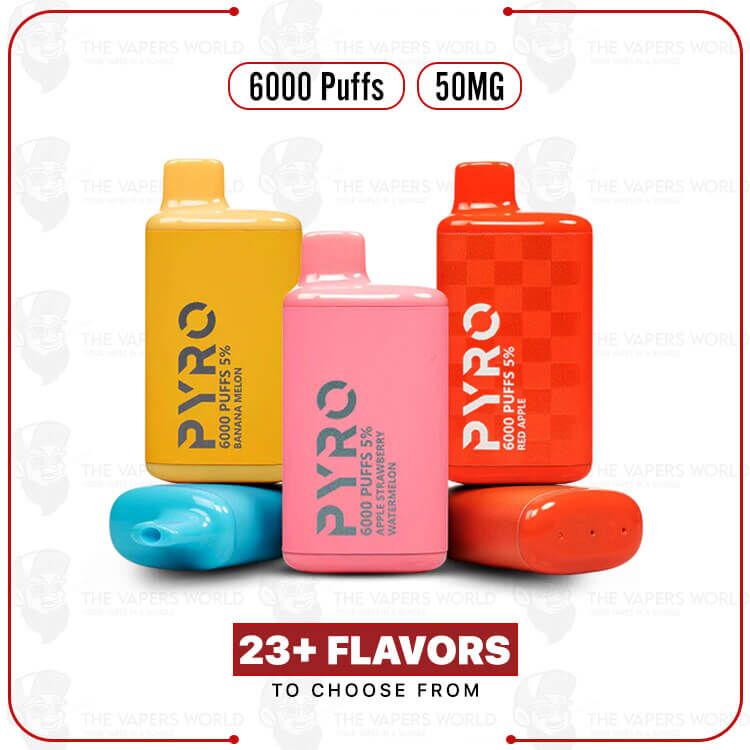 Pyro 6000 Puffs 5% Disposable