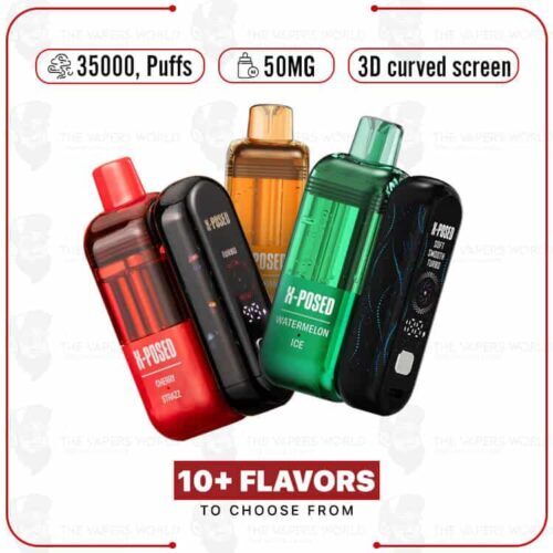 X-Posed 35K Pod – 5% Nicotine – Up to 35,000 Puffs
