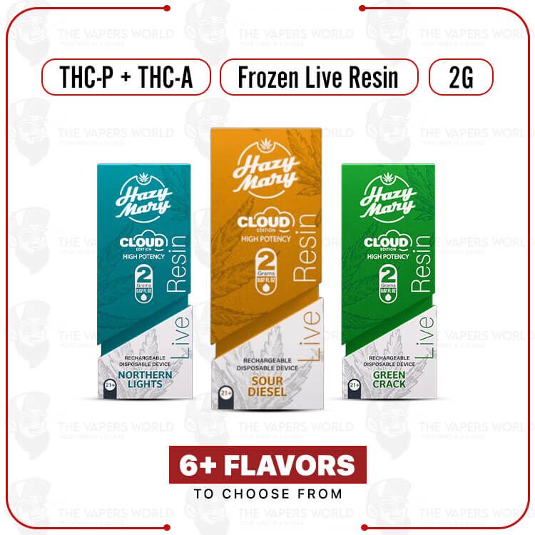 Hazy Mary Cloud Edition Live Resin Disposable 2G