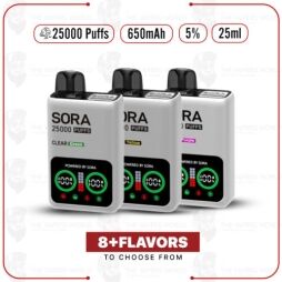 Sora 25000 Puffs Disposable Vape