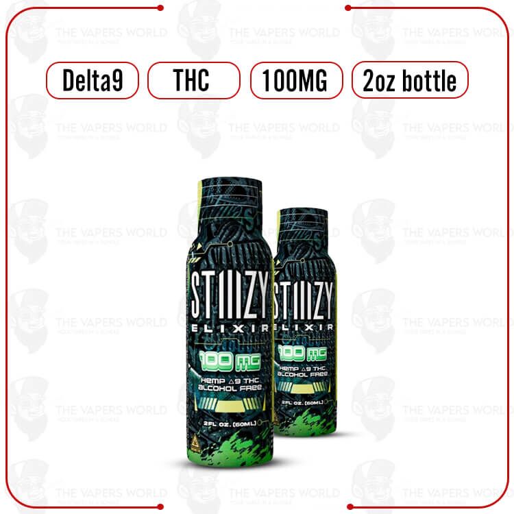 STIIIZY Elixir Hemp D9 THC Alcohol Free 100MG Shot