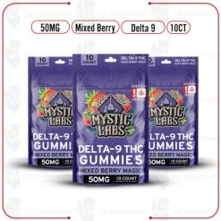 Mystic Labs Mixed Berry Delta-9 Gummies 50MG - (10CT)
