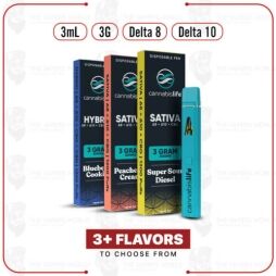 Cannabis Life D8 + D10 Blend Disposable Vape – 3G | 3mL