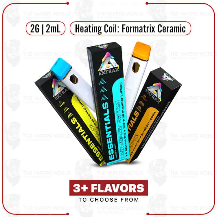 Delta Extrax Essentials Delta-9/THC-P Disposable – 2G