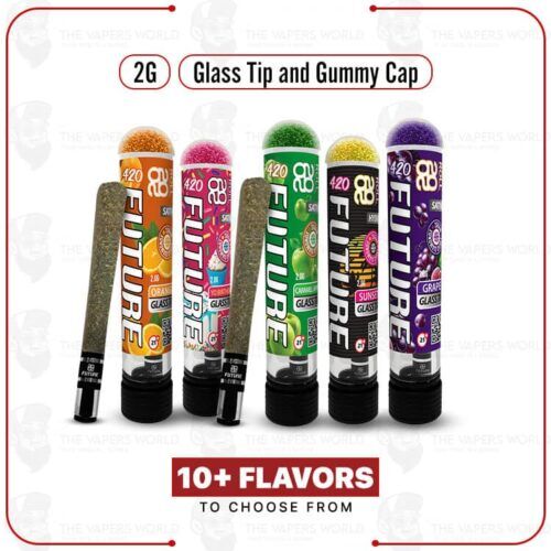 Future-2g-THC-Infused-Pre-Roll-with-Glass-Tip-and-Gummy-Cap