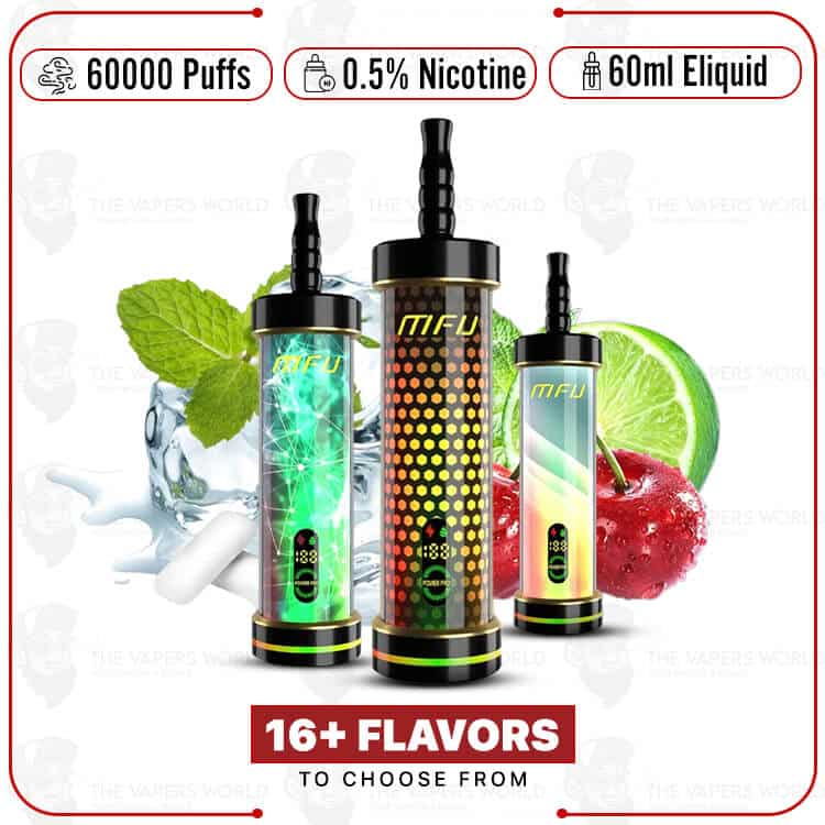 MFU SHISHA X2 Hookah 60,000 Puff Disposable