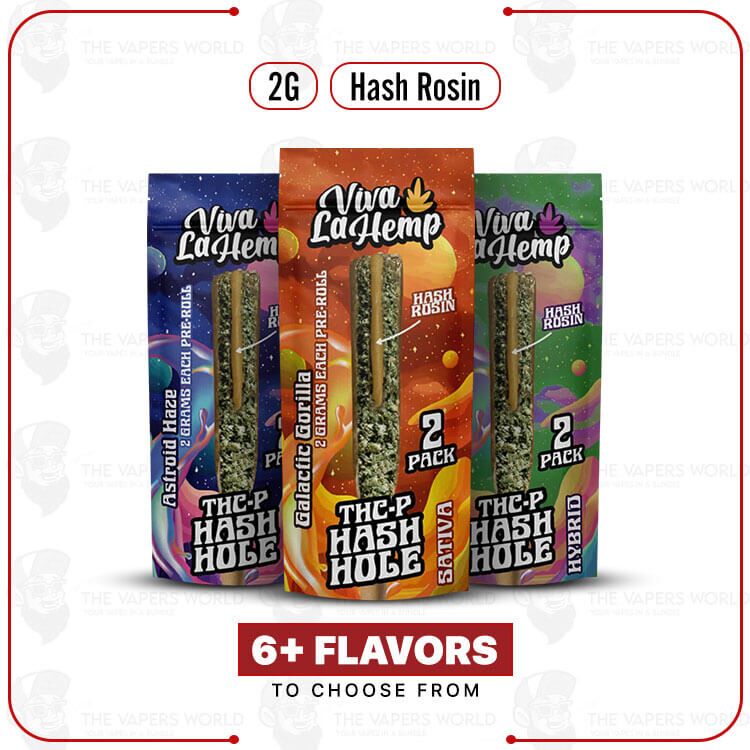 Viva La Hemp 2G THCp Hash Hole Pre-rolls