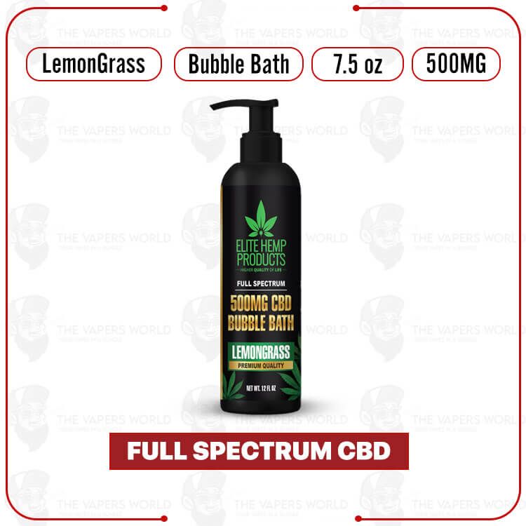 Elite Hemp – CBD Bubble Bath Lemongrass