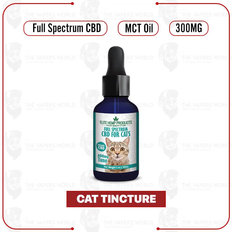 Elite Hemp CBD Cat Tincture 300mg – Tuna Flavor