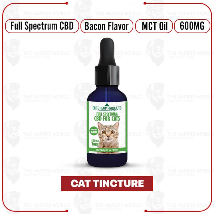 Elite Hemp – CBD Cat Tincture 600mg Tuna