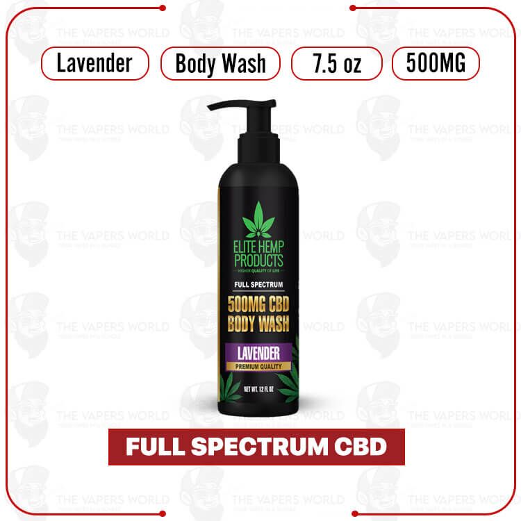 Elite Hemp – CBD Lavender Body Wash