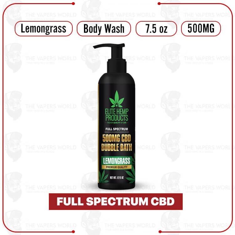 Elite Hemp – CBD Lemongrass Body Wash