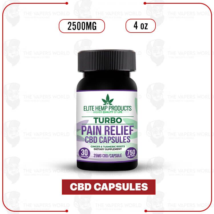 Elite Hemp – CBD Pain Relief Capsules 750mg