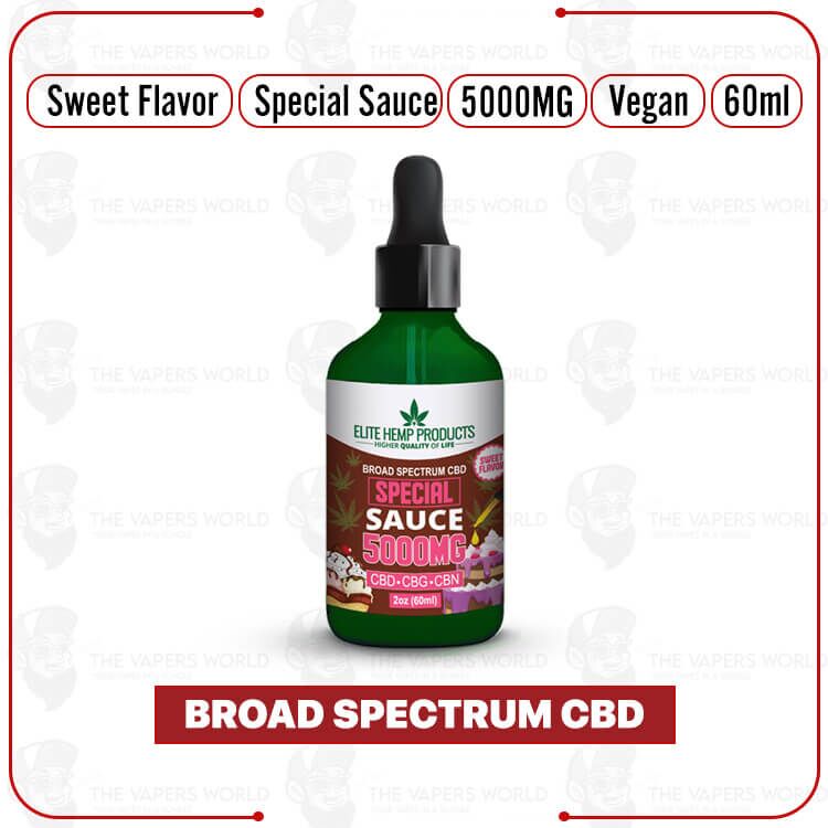 Elite Hemp – CBD Special Sauce 5000mg Desserts