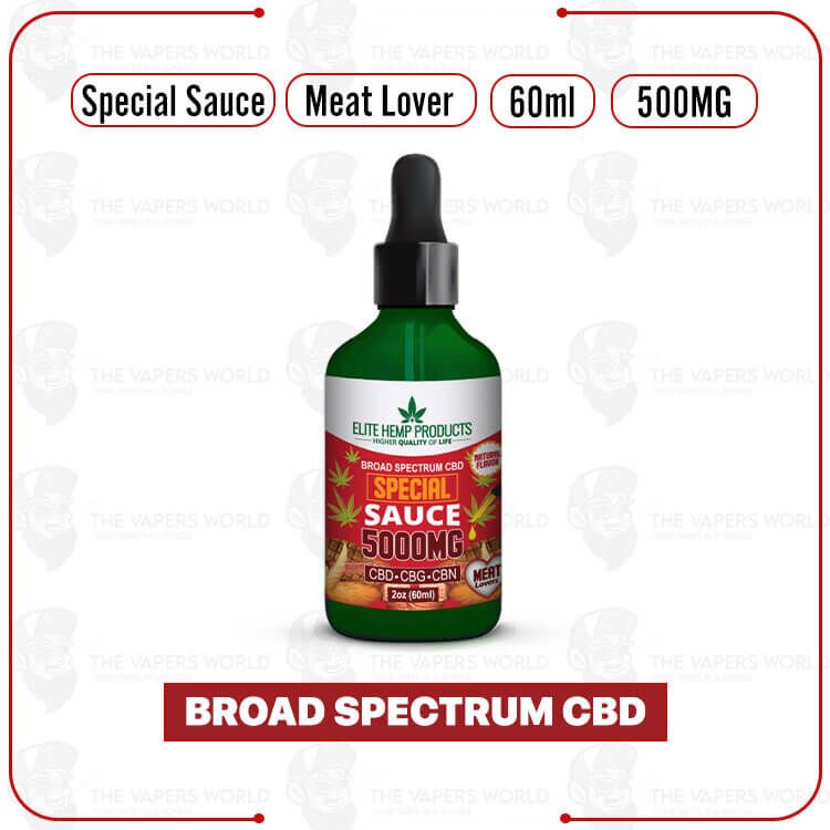 Elite Hemp – CBD Special Sauce 5000mg Meat Lover