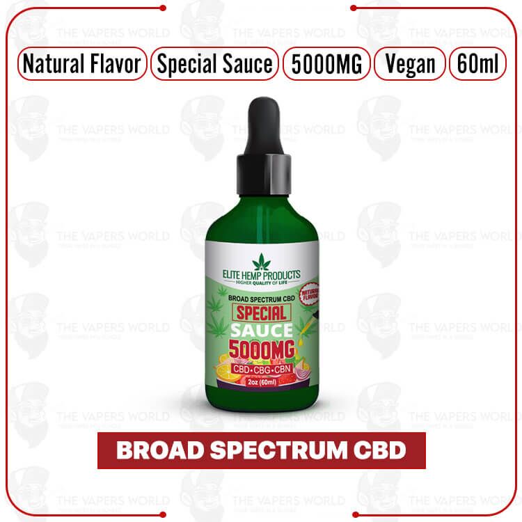 Elite Hemp – CBD Special Sauce 5000mg Salads