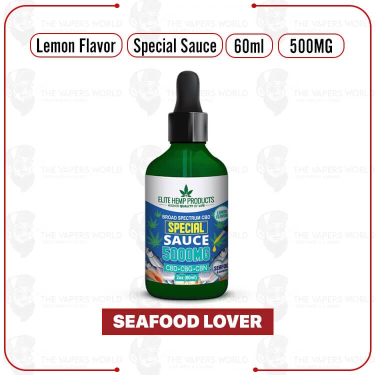 Elite Hemp – CBD Special Sauce 5000mg Seafood Lover