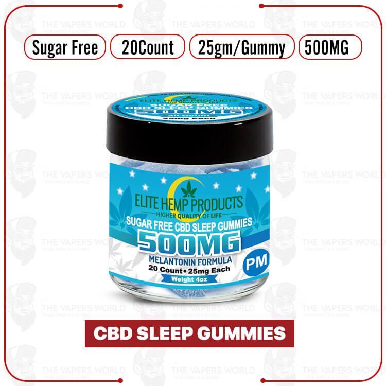 Elite Hemp – CBD Sugar Free Gummies 500mg Sleep
