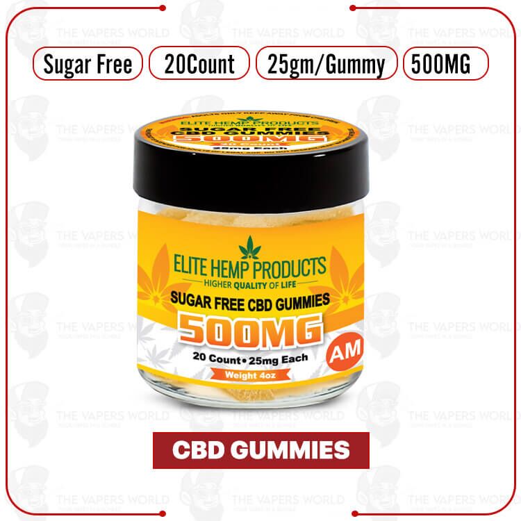 Elite Hemp – CBD Sugar Free Gummies 500mg