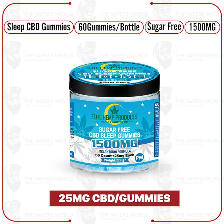 Elite Hemp – CBD Sugar Free Gummies 1500mg Sleep