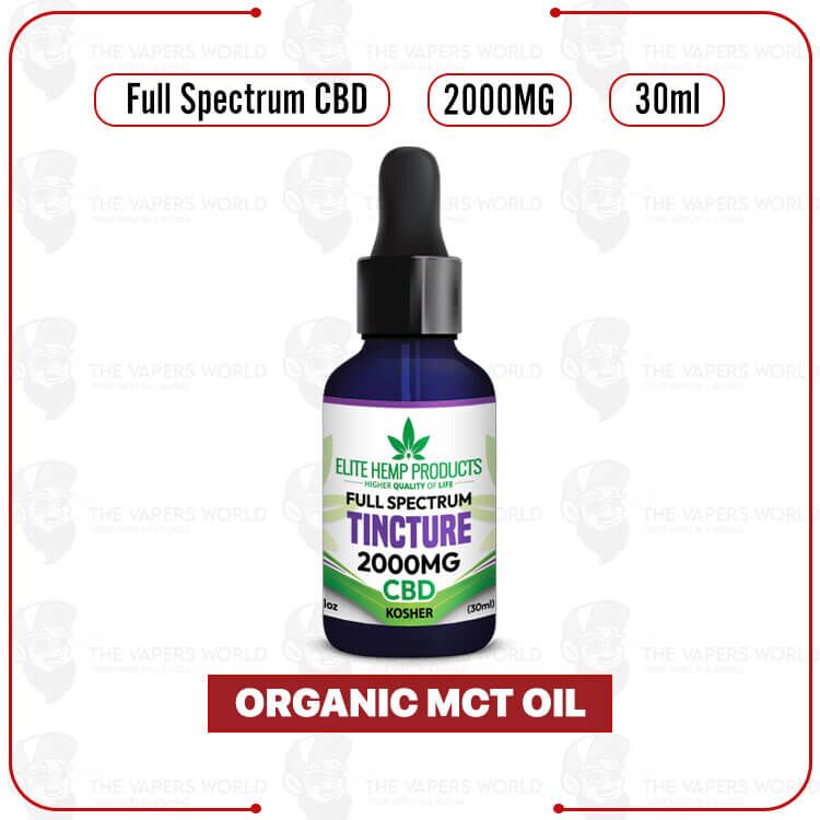 Elite Hemp CBD Tincture 2000mg