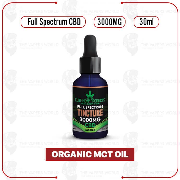 Elite Hemp – CBD Tincture 3000mg