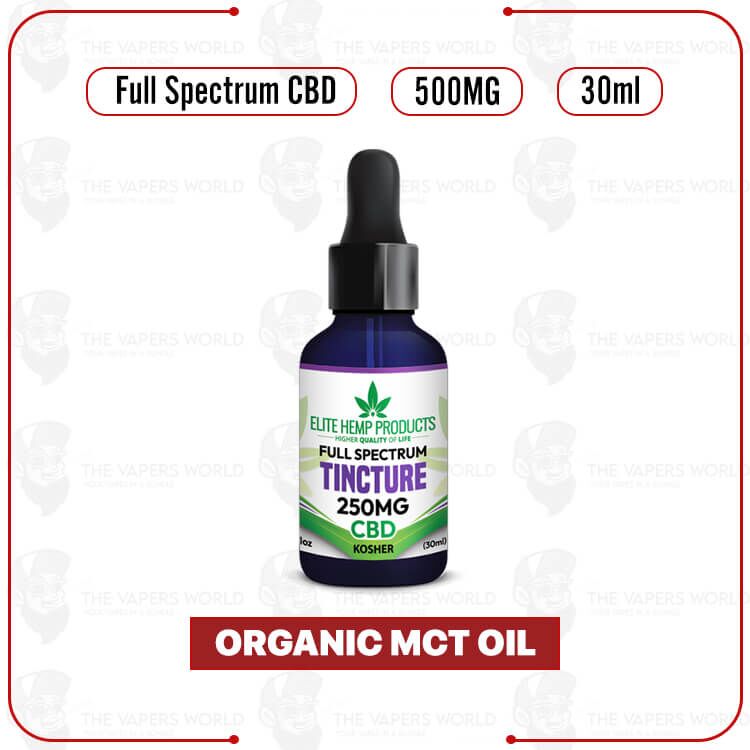 Elite Hemp CBD Tincture 500mg