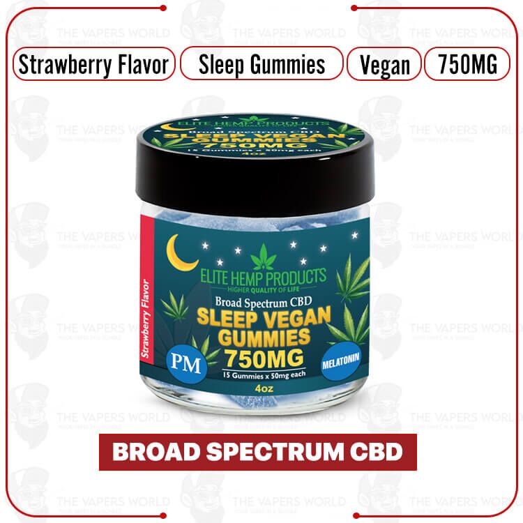 Elite Hemp – CBD Vegan Gummies 750mg Sleep